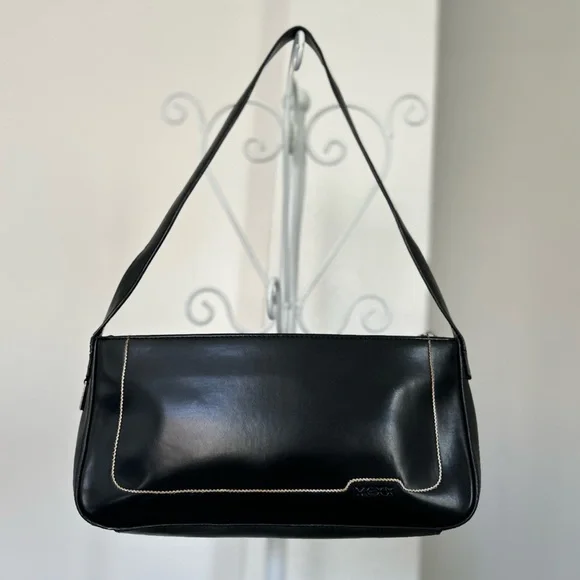 Mexx black Leather Shoulder Bag - Picture 1 of 15